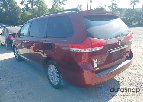 2012 Toyota Sienna Limited 7 Passenger из США, поврежденный, VIN 5TDDK3DC7CS033189